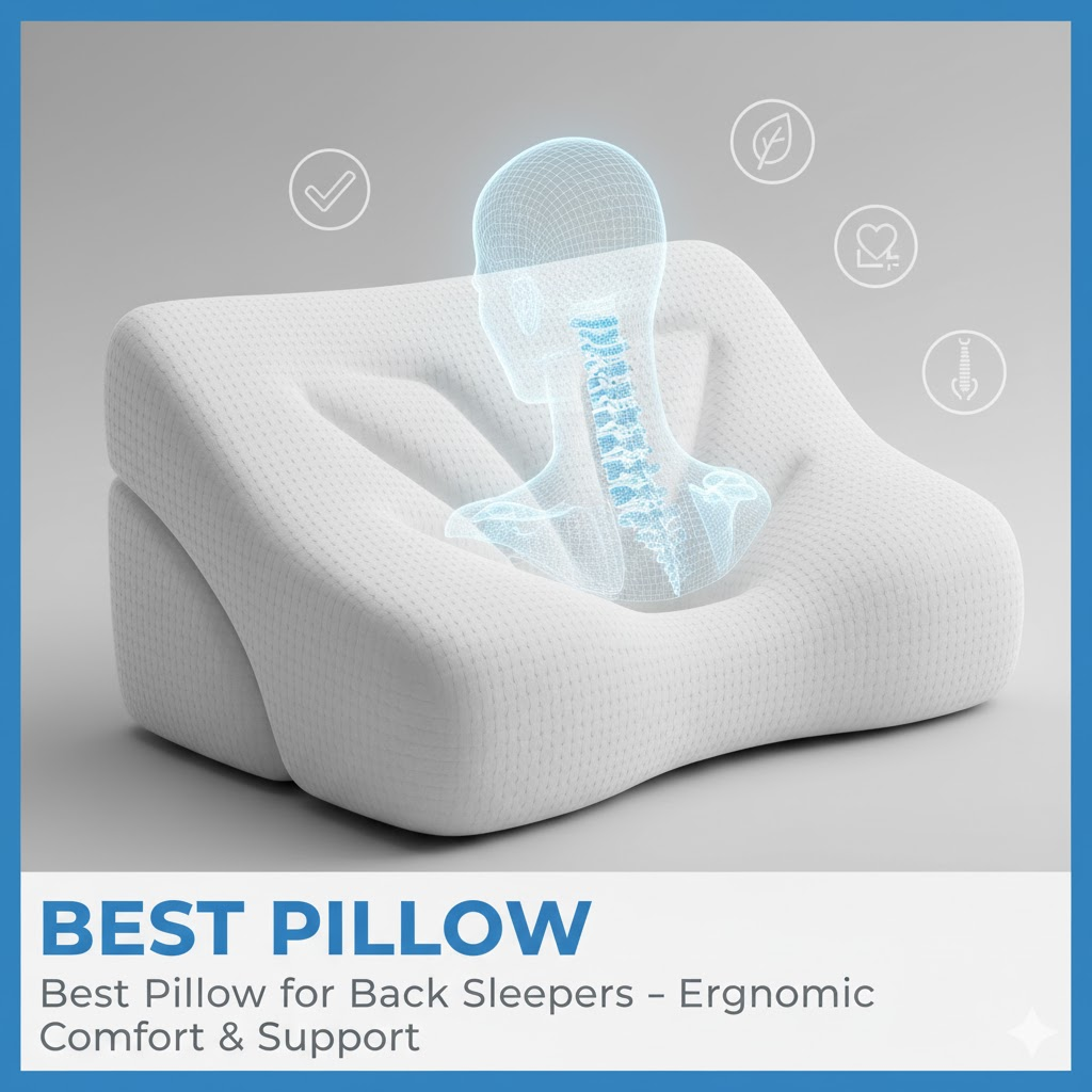 Best Pillow for Back Sleepers – Ergonomic Comfort & Support Best Pillow for Back Sleepers – Ergonomic Comfort & Support