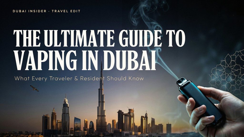 The Ultimate Guide to Vaping in Dubai: What Every Traveler and Resident Should Know
