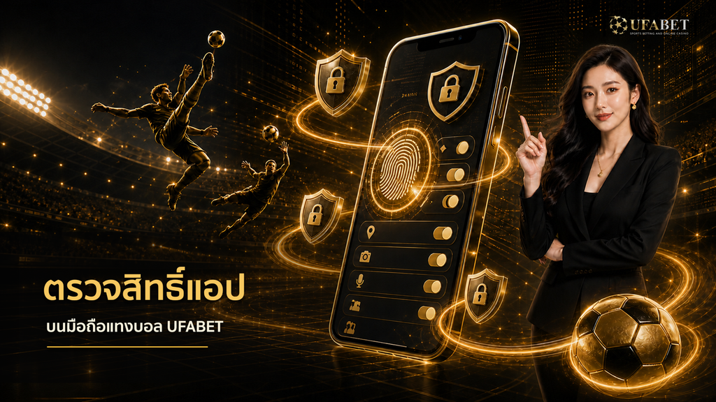 การตรวจสิทธิ์แอปบนมือถือสำหรับการใช้งานแทงบอล UFABET